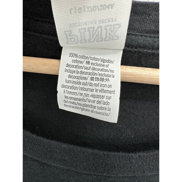 Victoria's Secret PINK Black Short Sleeve Pocket Tee Shirt Women's Size Large L - Picture 5 of 6